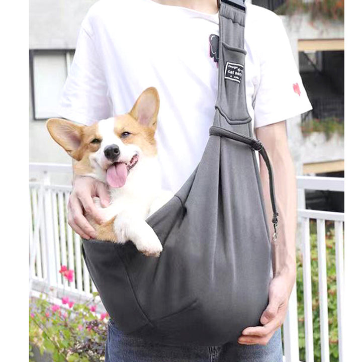 Pet Carrier Backpack for Cats &amp; Small Dogs, Breathable Adjustable Shoulder Crossbody Travel Bag, Polyester, Fits Pets 5-7kg