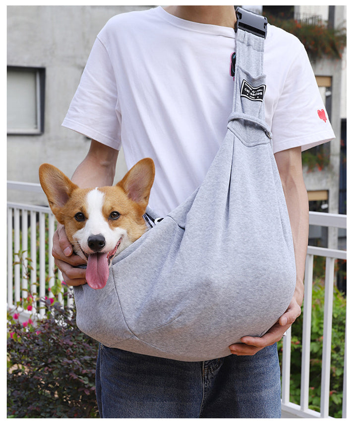 Pet Carrier Backpack for Cats &amp; Small Dogs, Breathable Adjustable Shoulder Crossbody Travel Bag, Polyester, Fits Pets 5-7kg