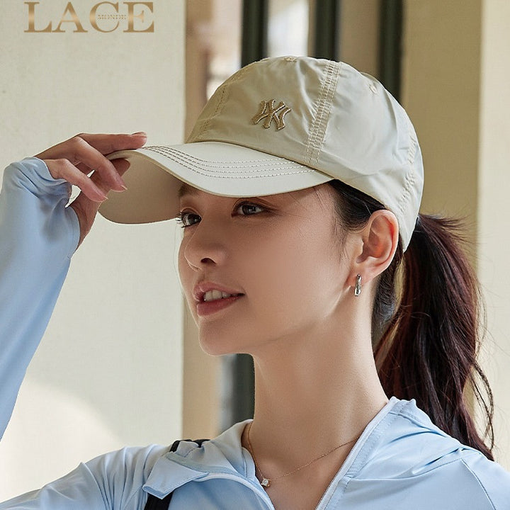 Blue Poetry Dream Wear Quick-Dry Sun Protection Baseball Cap, Breathable Nylon Hat with Wide Brim, Adjustable Unisex