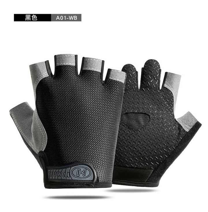 Cross-border Thin Half-finger Gloves Men&