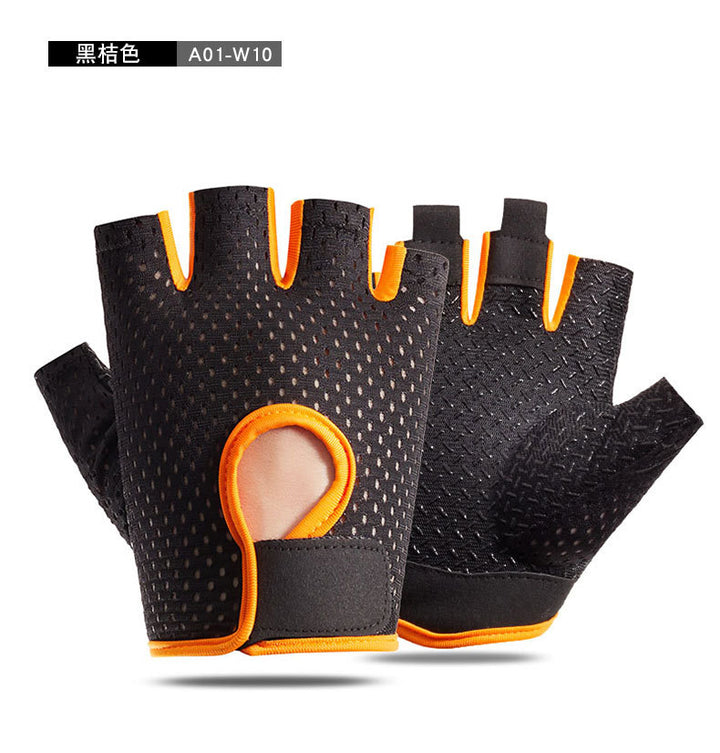 Cross-border Thin Half-finger Gloves Men&
