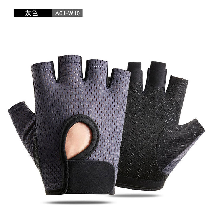 Cross-border Thin Half-finger Gloves Men&