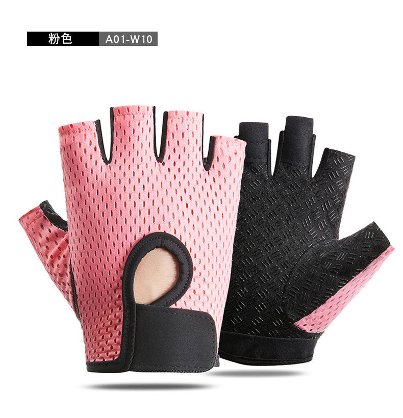 Cross-border Thin Half-finger Gloves Men&