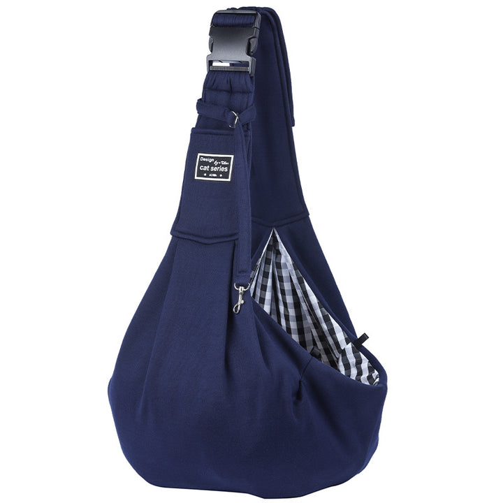Pet Carrier Backpack for Cats &amp; Small Dogs, Breathable Adjustable Shoulder Crossbody Travel Bag, Polyester, Fits Pets 5-7kg