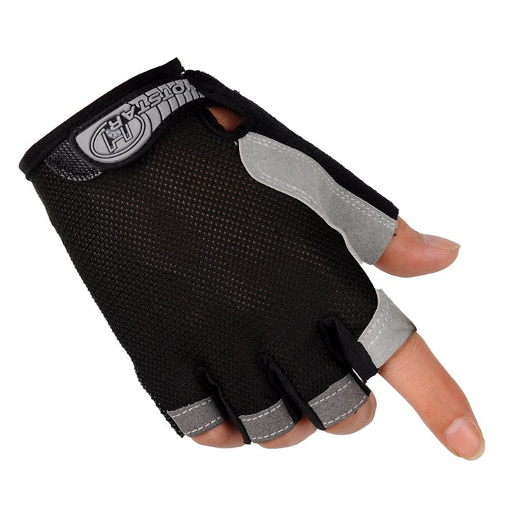 Cross-border Thin Half-finger Gloves Men&