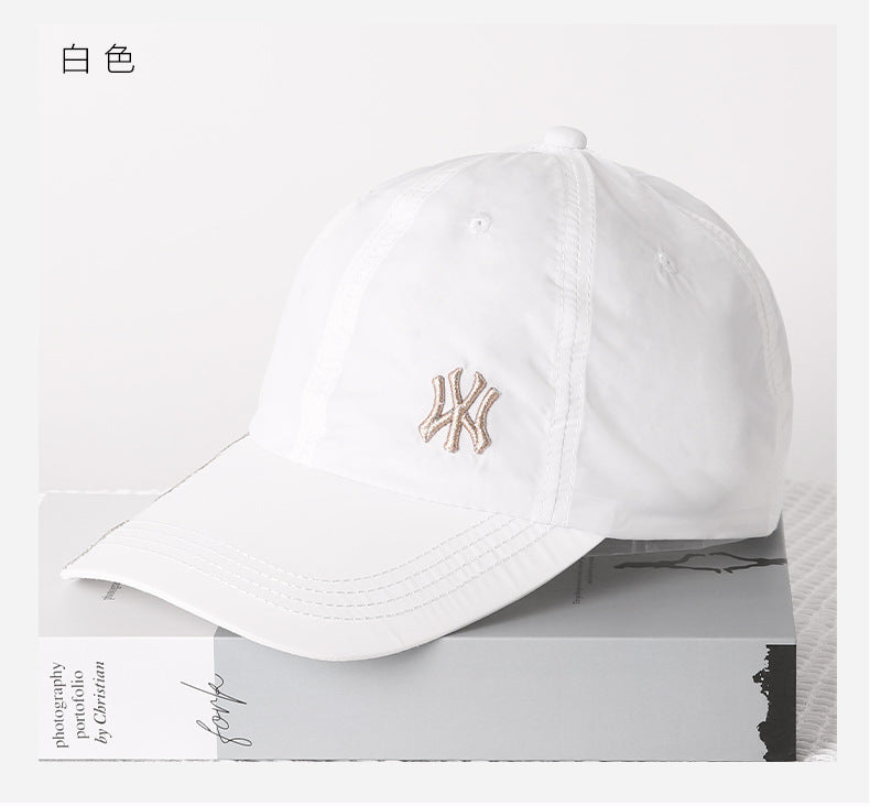Blue Poetry Dream Wear Quick-Dry Sun Protection Baseball Cap, Breathable Nylon Hat with Wide Brim, Adjustable Unisex