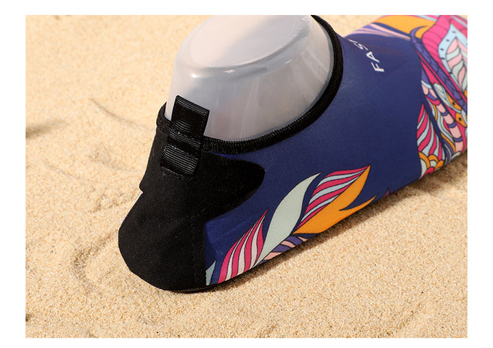 Cross-border new beach shoes quick-drying non-slip soft bottom outdoor wading shoes indoor fitness floor socks yoga shoes