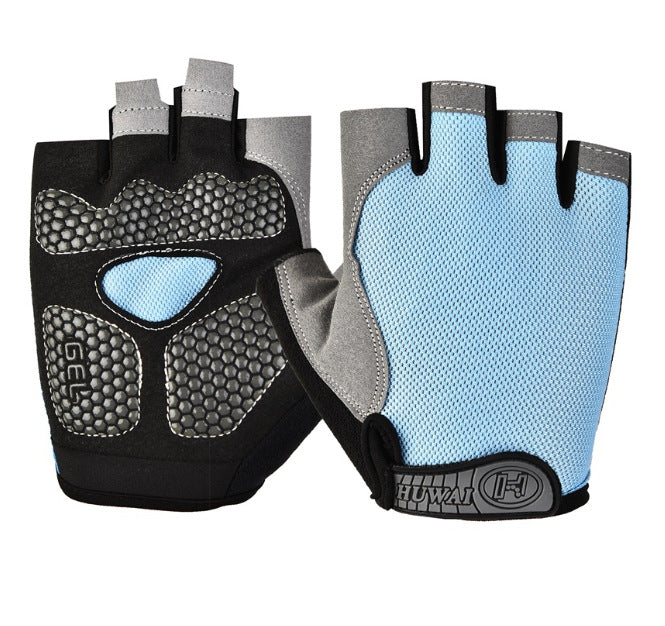 Cross-border Thin Half-finger Gloves Men&