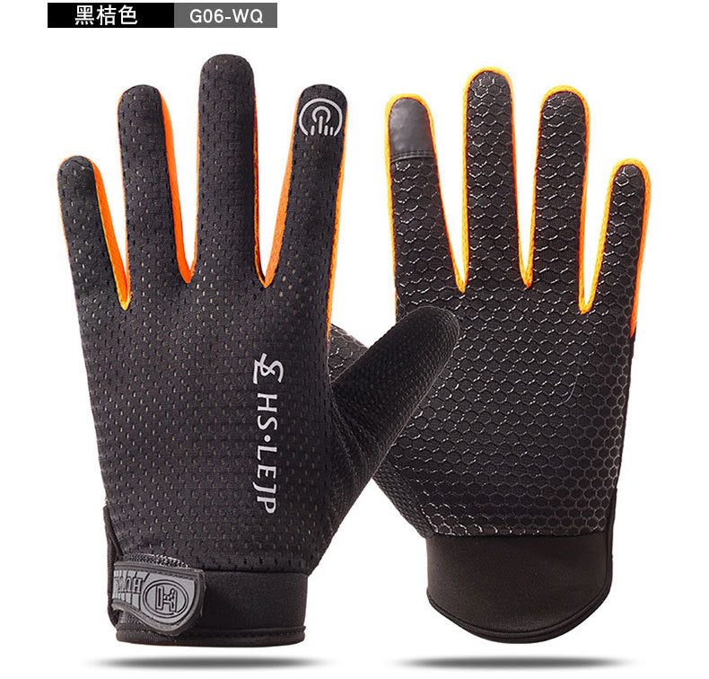 Cross-border Thin Half-finger Gloves Men&