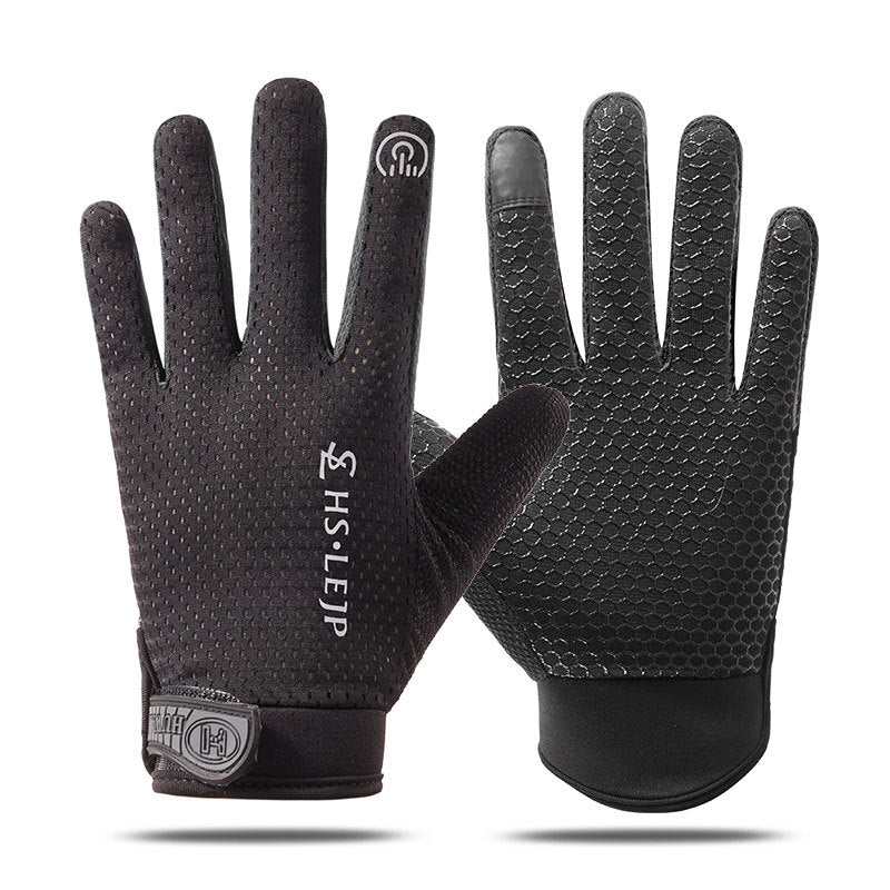 Cross-border Thin Half-finger Gloves Men&