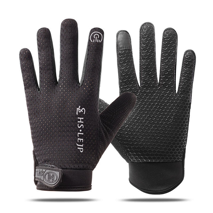Cross-border Thin Half-finger Gloves Men&