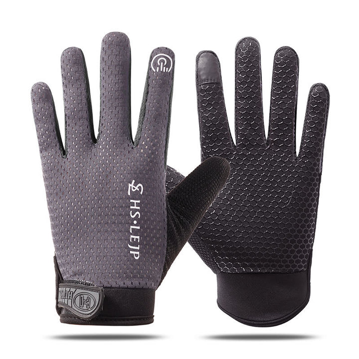 Cross-border Thin Half-finger Gloves Men&
