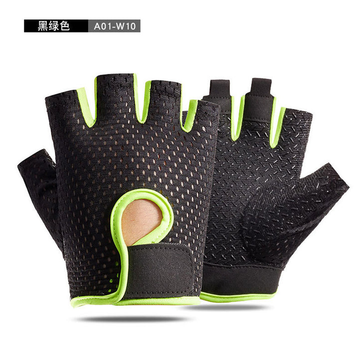 Cross-border Thin Half-finger Gloves Men&