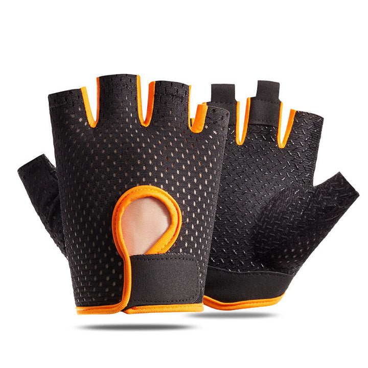 Cross-border Thin Half-finger Gloves Men&