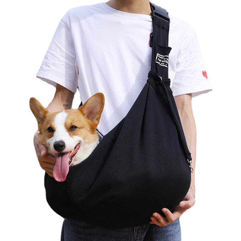 Pet Carrier Backpack for Cats &amp; Small Dogs, Breathable Adjustable Shoulder Crossbody Travel Bag, Polyester, Fits Pets 5-7kg