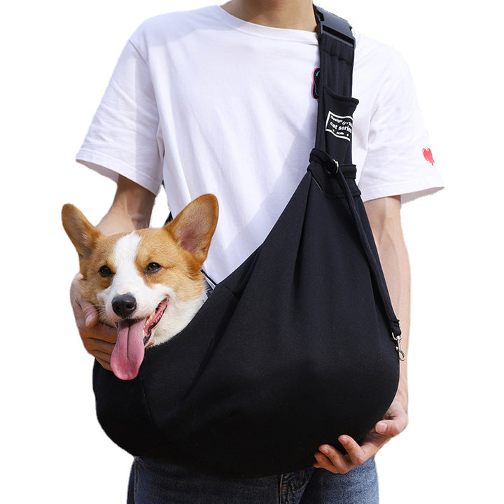 Pet Carrier Backpack for Cats &amp; Small Dogs, Breathable Adjustable Shoulder Crossbody Travel Bag, Polyester, Fits Pets 5-7kg