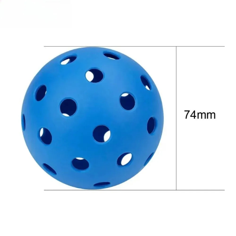 Pickleball 74MM Durable 40 Holes Outdoor 6/12/24Pcs 26g Outdoor for Competition pickleball Packs of Pickleballs Daily Trainer