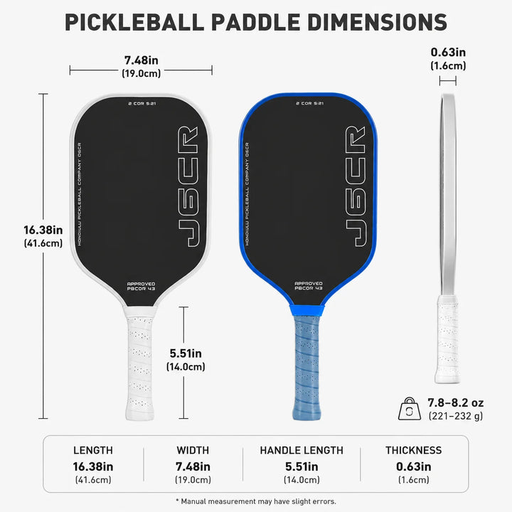 Carbon fiber pickleball paddle, rough surface, dynamic PowerFlex technology, foam core, US Postal Service certified pickleball p