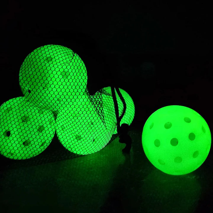 Hot！LED Light Up Pickleball Balls,Glow In The Dark Pickleball,Pickleball Gifts For Men And Women,Outdoor Pickleball Balls Play