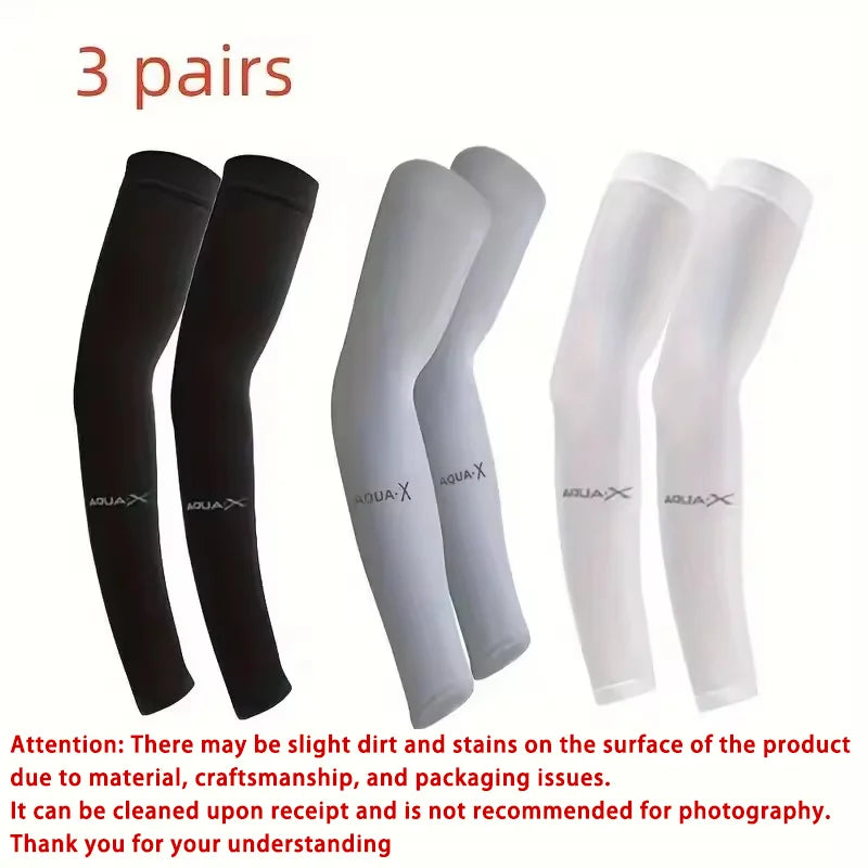 1/3 Pair of Breathable Sun Protection Sleeves - Breathable &amp; UV Protective Gear for Sports, Driving, &amp; Outdoor Adventures