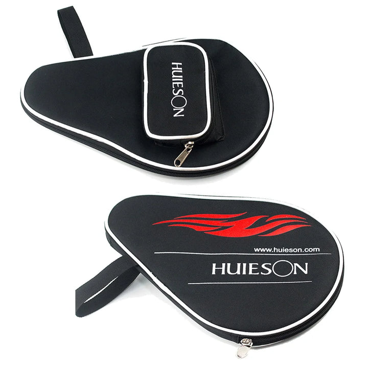 Table Tennis Racket Bag 30x20cm Oxford Cloth Ping Pong Paddle Case with Sponge Protection, Portable Storage for Rackets Balls Accessories
