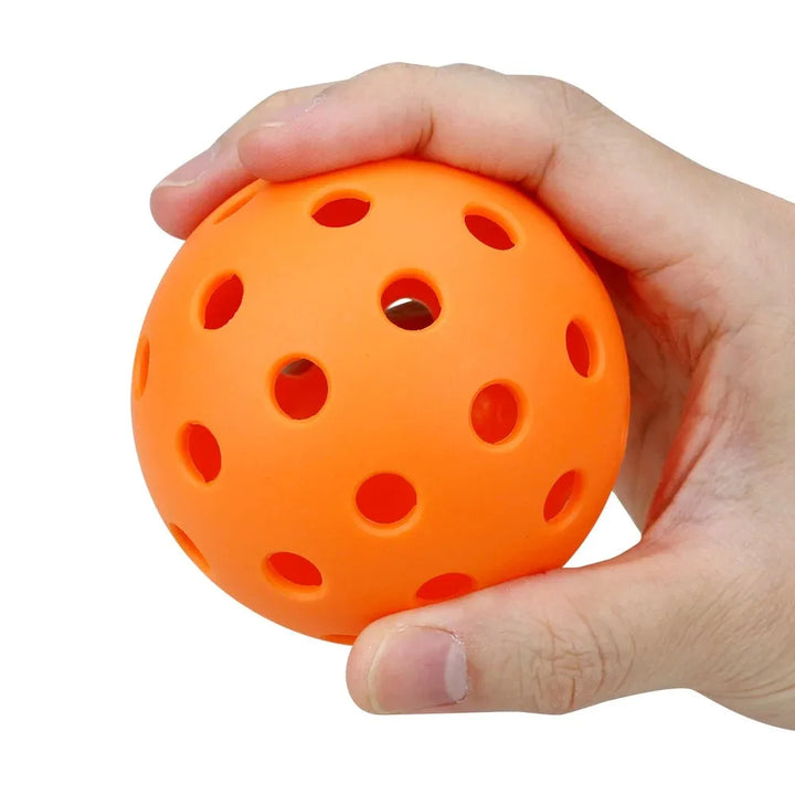 Pickleball 74MM Outdoor Pickleballs 6/12/24 Pack - Durable 40 Hole PP+PE Balls, 26g Competition Training Balls for Outdoor Pickleball Sports