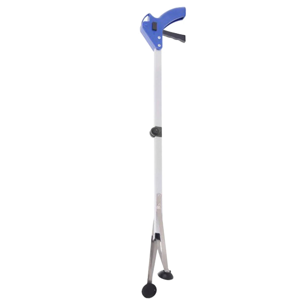 NovaSphere 80cm Garbage Picker Gripper Tool, 360° Rotating Clip Trash Grabber, Foldable Lightweight Aluminum Reacher for Outdoor Cleaning Waste Pickup