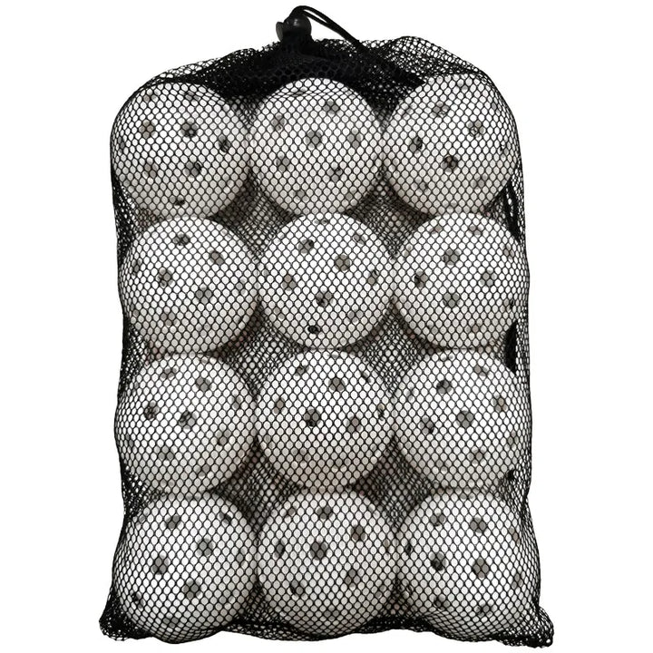 12pcs Pickleball 74MM Durable 40 Holes Outdoor Pickleballs 26g Outdoor for Competition pickleball Packs of Pickleballs
