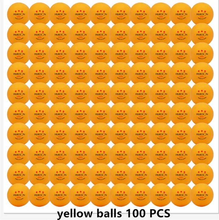 Huieson 3-Star Table Tennis Balls 50–100 Pack, 40+ ABS Ping Pong Balls, G40 Competition Quality, Durable Seamless Training &amp; Tournament Balls, 2.8g