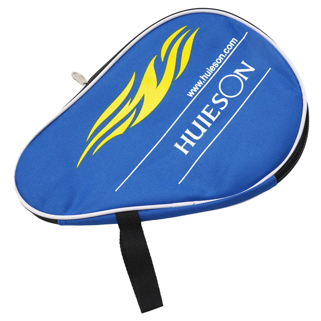 Table Tennis Racket Bag 30x20cm Oxford Cloth Ping Pong Paddle Case with Sponge Protection, Portable Storage for Rackets Balls Accessories