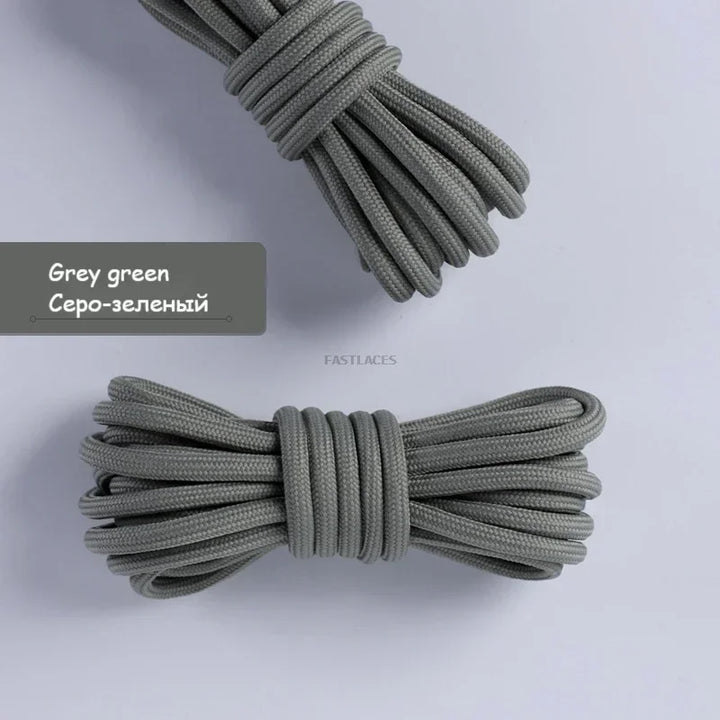 Fashion Round Shoelaces Polyester Solid Classic For Yezy Sports Boot Bold Shoeslace Sneaker Shoe Lace Shoes Strings 1Pair