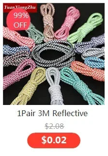 Fashion Round Shoelaces Polyester Solid Classic For Yezy Sports Boot Bold Shoeslace Sneaker Shoe Lace Shoes Strings 1Pair