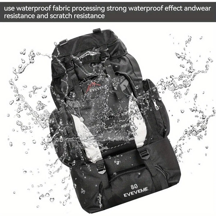 1pc 70L Outdoor Casual Sports Backpack, Large Capacity For Hiking Camping, Ultralight Cycling, Travel Mountaineering Bag