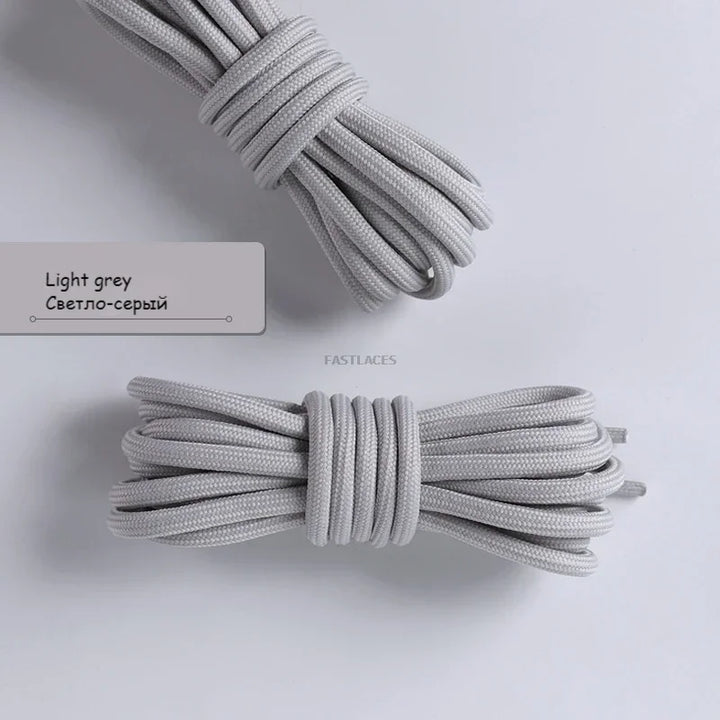 Fashion Round Shoelaces Polyester Solid Classic For Yezy Sports Boot Bold Shoeslace Sneaker Shoe Lace Shoes Strings 1Pair