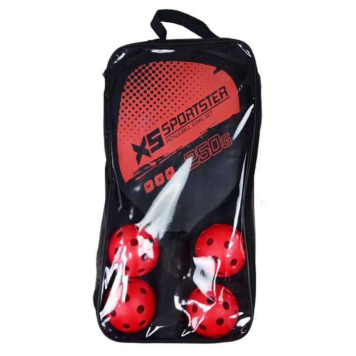 Pickleball Rackets Set Pickleball Paddle Set of 2 Rackets &amp; 4 Pickleballs Balls Pickle-Ball Racquet with Balls Sports Accessory