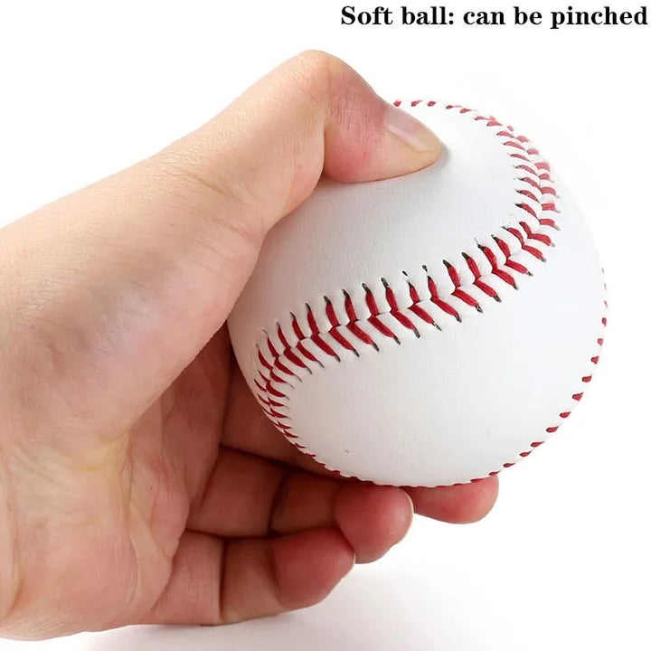 Baseball Training Ball Set 7cm PVC Soft Safety Practice Balls 145g Handmade for Kids &amp; Adults - Durable Match &amp; Exercise Baseballs