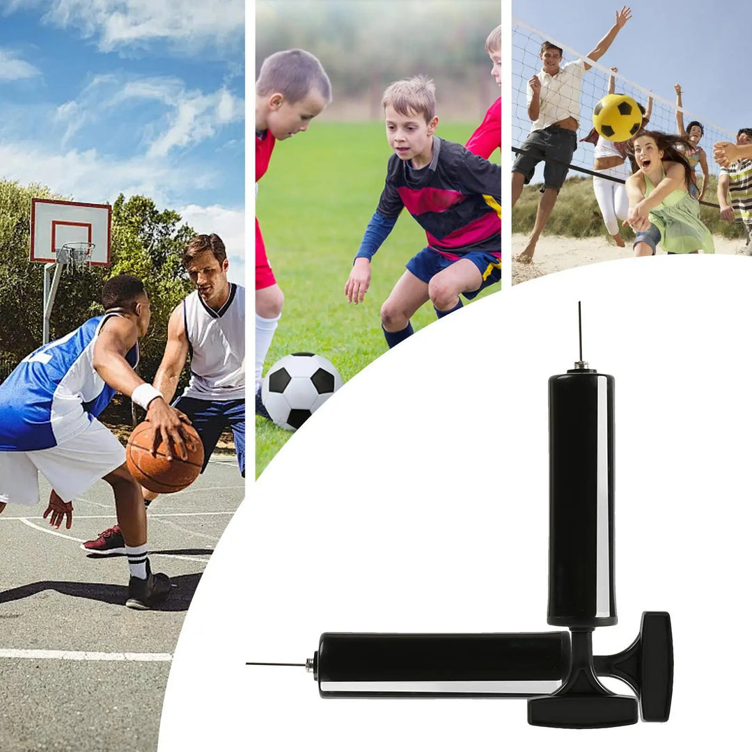 Ball Pump for Sports Balls Handheld Volleyball Pump Air Pump with Needle Soccer Ball Pump Compact Air Pump Sports Ball Inflator