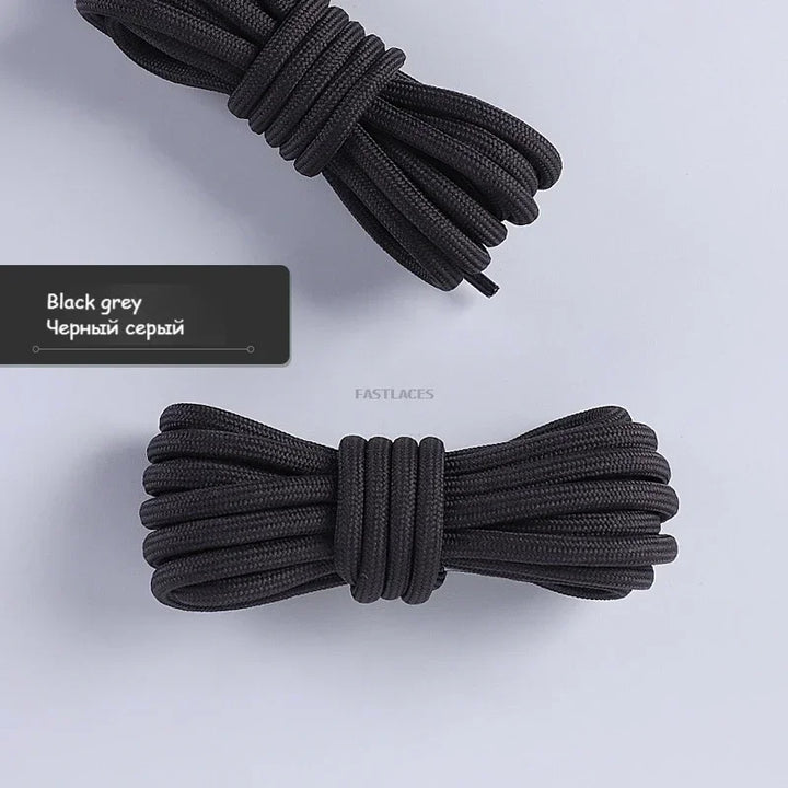 Fashion Round Shoelaces Polyester Solid Classic For Yezy Sports Boot Bold Shoeslace Sneaker Shoe Lace Shoes Strings 1Pair
