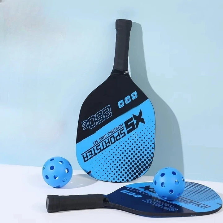 Pickleball Rackets Set Pickleball Paddle Set of 2 Rackets &amp; 4 Pickleballs Balls Pickle-Ball Racquet with Balls Sports Accessory