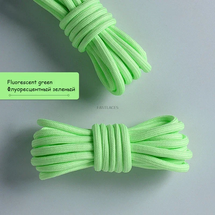 Fashion Round Shoelaces Polyester Solid Classic For Yezy Sports Boot Bold Shoeslace Sneaker Shoe Lace Shoes Strings 1Pair