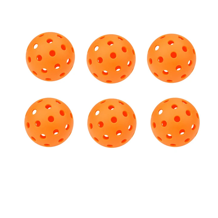 Durable 26 Holes Pickleballs Colorful Indoor Outdoor Training Paddle Ball 6/12/24Pcs Pickleball for Competition and Practice