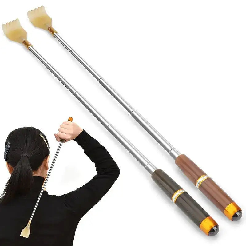 Extendable Magnetic Ball Hackle Back Scratcher With Magnet Telescopic Scratching Backscratcher Massager Back Scraper
