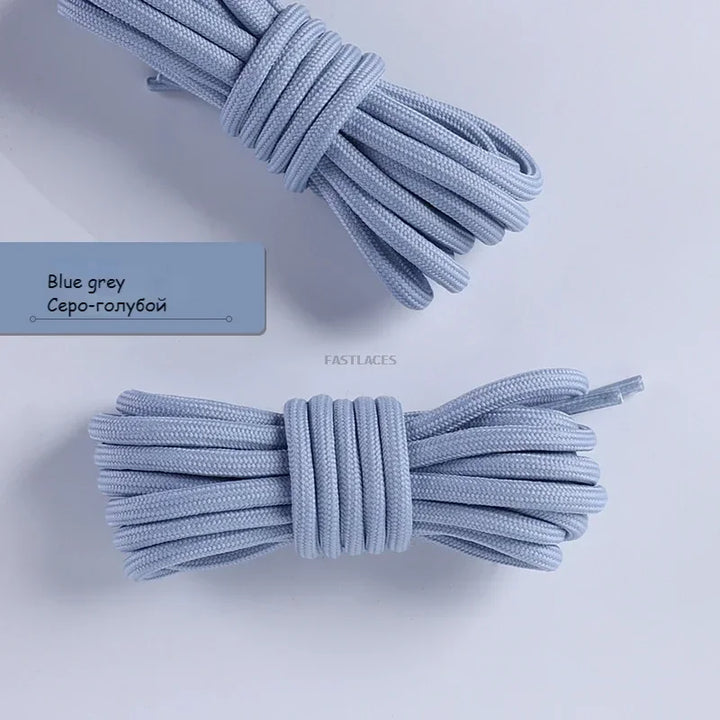 Fashion Round Shoelaces Polyester Solid Classic For Yezy Sports Boot Bold Shoeslace Sneaker Shoe Lace Shoes Strings 1Pair