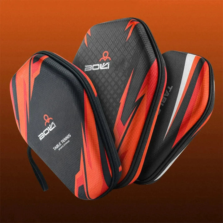 1pcs Table Tennis Racket Bag EVA Hard Shell Case, Waterproof Dustproof Paddle Storage Box with Hand Strap, Portable Protective Ping Pong Paddle Carrying Case