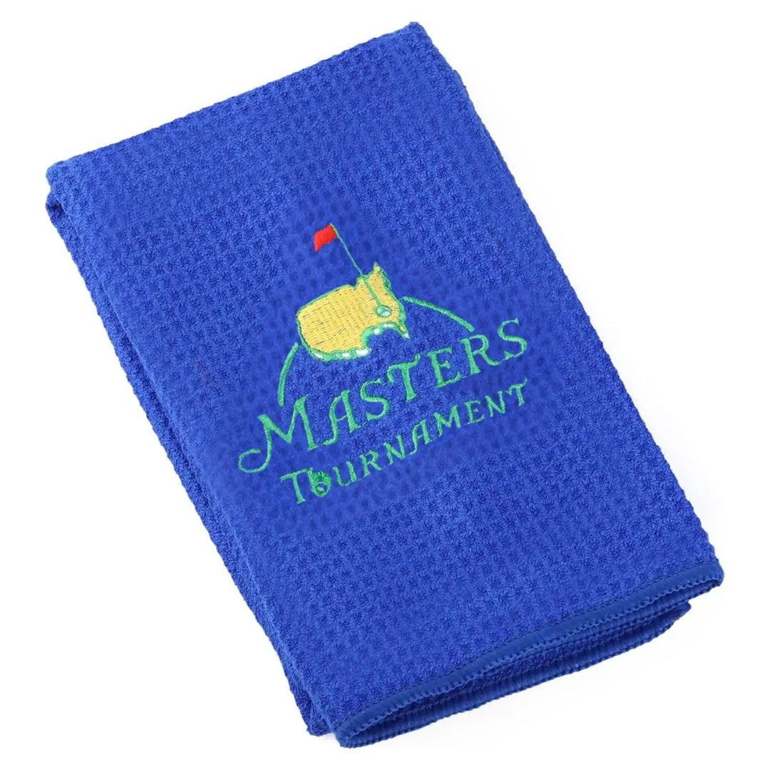 Funny Premium Microfiber Golf Towel 16 x 24 in, Embroidered Waffle Towel with Carabiner Clip, Trifold Golf Bag Accessory