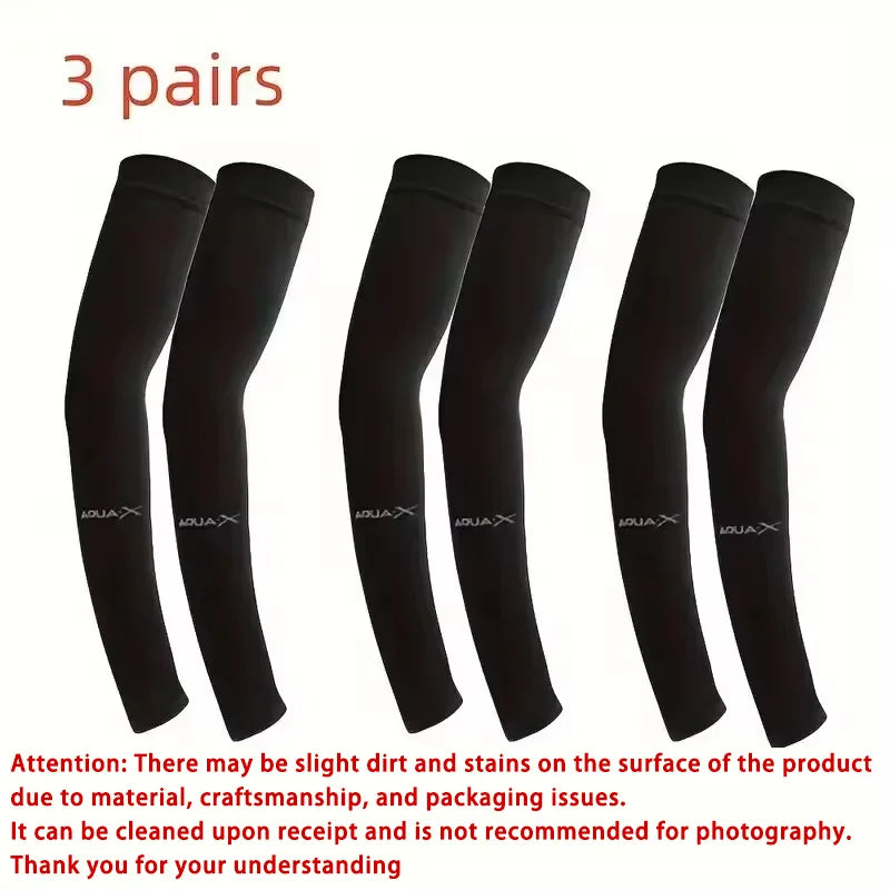 1/3 Pair of Breathable Sun Protection Sleeves - Breathable &amp; UV Protective Gear for Sports, Driving, &amp; Outdoor Adventures