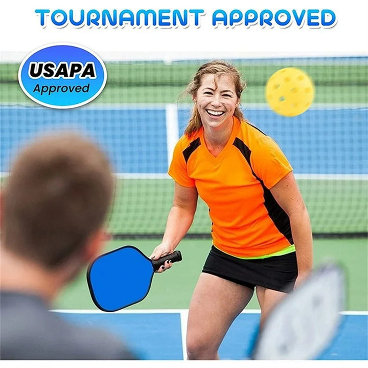Durable 26 Holes Pickleballs Colorful Indoor Outdoor Training Paddle Ball 6/12/24Pcs Pickleball for Competition and Practice