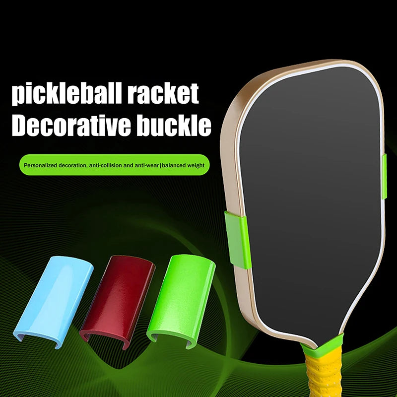 Pickleball Paddle Weight Clip - 45x18mm Snap Fastener, Decorative &amp; Functional Block, Replacement Buckle Accessory, 1 or 2 Pack