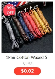 Fashion Round Shoelaces Polyester Solid Classic For Yezy Sports Boot Bold Shoeslace Sneaker Shoe Lace Shoes Strings 1Pair