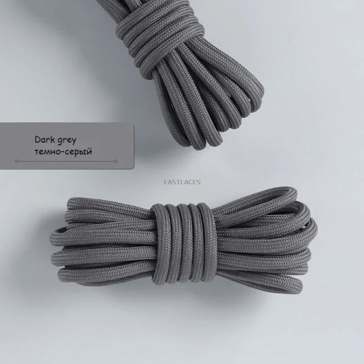 Fashion Round Shoelaces Polyester Solid Classic For Yezy Sports Boot Bold Shoeslace Sneaker Shoe Lace Shoes Strings 1Pair